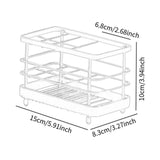 Maxbell Toothbrush Holder Toothpaste Holder Rack for Bathroom Accessories Toothbrush Black
