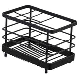 Maxbell Toothbrush Holder Toothpaste Holder Rack for Bathroom Accessories Toothbrush Black