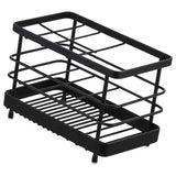Maxbell Toothbrush Holder Toothpaste Holder Rack for Bathroom Accessories Toothbrush Black