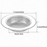 Maxbell Mesh Basket Effectively Replacement Kitchen Sink Strainer for Drain Bathroom black