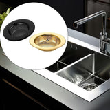 Maxbell Mesh Basket Effectively Replacement Kitchen Sink Strainer for Drain Bathroom black