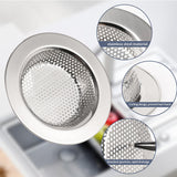 Maxbell Mesh Basket Effectively Replacement Kitchen Sink Strainer for Drain Bathroom black