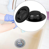 Maxbell Mesh Basket Effectively Replacement Kitchen Sink Strainer for Drain Bathroom black