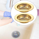 Maxbell Mesh Basket Effectively Replacement Kitchen Sink Strainer for Drain Bathroom gold
