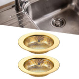 Maxbell Mesh Basket Effectively Replacement Kitchen Sink Strainer for Drain Bathroom gold