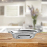 Maxbell Alcohol Grilled Fish Stove Stainless Steel Platter Chafing Dish for Barbecue Small