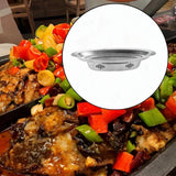 Maxbell Alcohol Grilled Fish Stove Stainless Steel Platter Chafing Dish for Barbecue Large
