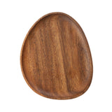 Maxbell Wooden Serving Tray Irregular Creative Snack Tray  26cmx21cmx2cm