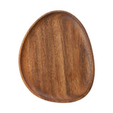 Maxbell Wooden Serving Tray Irregular Creative Snack Tray  26cmx21cmx2cm