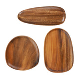 Maxbell Wooden Serving Tray Key Bowl Housewarming Gift Food Fruit Snack Storage Tray 30x12x2 cm