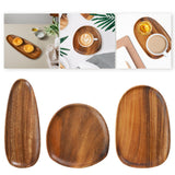 Maxbell Wooden Serving Tray Key Bowl Housewarming Gift Food Fruit Snack Storage Tray 30x12x2 cm