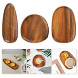 Maxbell Wooden Serving Tray Key Bowl Housewarming Gift Food Fruit Snack Storage Tray 30x12x2 cm