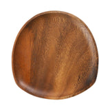 Maxbell Wooden Serving Tray Key Bowl Housewarming Gift Food Fruit Snack Storage Tray 20x20x2 cm