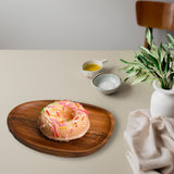 Maxbell Wooden Serving Tray Key Bowl Housewarming Gift Food Fruit Snack Storage Tray 20x20x2 cm