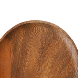 Maxbell Wooden Serving Tray Key Bowl Housewarming Gift Food Fruit Snack Storage Tray 20x20x2 cm
