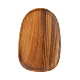 Maxbell Wooden Serving Tray Key Bowl Housewarming Gift Food Fruit Snack Storage Tray 16x12x2 cm