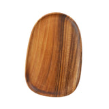Maxbell Wooden Serving Tray Key Bowl Housewarming Gift Food Fruit Snack Storage Tray 16x12x2 cm