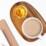 Maxbell Wooden Serving Tray Key Bowl Housewarming Gift Food Fruit Snack Storage Tray 16x12x2 cm