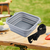 Maxbell Portable Ice Shower Silicone Cold Water Camping Convenient Ice Bath
