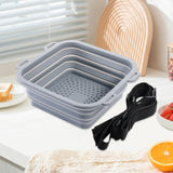 Maxbell Portable Ice Shower Silicone Cold Water Camping Convenient Ice Bath