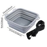 Maxbell Portable Ice Shower Silicone Cold Water Camping Convenient Ice Bath
