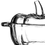 Maxbell Glass Candy Dish with Lid Candy Jar for Home Decoration Coffee Table