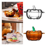 Maxbell Glass Candy Dish with Lid Candy Jar for Home Decoration Coffee Table