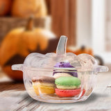 Maxbell Glass Candy Dish with Lid Candy Jar for Home Decoration Coffee Table