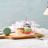 Maxbell Glass Candy Dish with Lid Candy Jar for Home Decoration Coffee Table