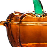 Maxbell Glass Candy Dish with Lid Candy Jar for Home Decoration Coffee Table