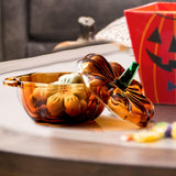 Maxbell Glass Candy Dish with Lid Candy Jar for Home Decoration Coffee Table