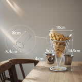 Maxbell French Fries Stand Portable Reusable French Fry Holder