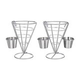 Maxbell French Fries Stand Portable Reusable French Fry Holder