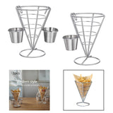 Maxbell French Fries Stand Portable Reusable French Fry Holder
