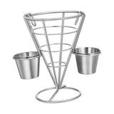 Maxbell French Fries Stand Portable Reusable French Fry Holder