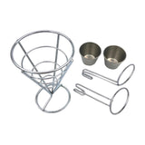 Maxbell French Fries Stand Portable Reusable French Fry Holder