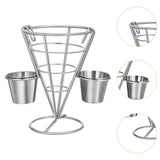 Maxbell French Fries Stand Portable Reusable French Fry Holder