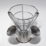 Maxbell French Fries Stand Portable Reusable French Fry Holder