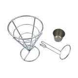 Maxbell French Fries Stand Portable Reusable French Fry Holder