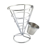 Maxbell French Fries Stand Portable Reusable French Fry Holder