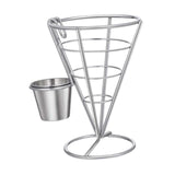 Maxbell French Fries Stand Portable Reusable French Fry Holder
