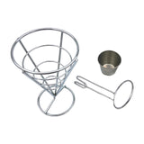 Maxbell French Fries Stand Portable Reusable French Fry Holder