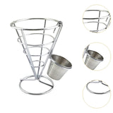Maxbell French Fries Stand Portable Reusable French Fry Holder