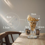 Maxbell French Fries Stand Portable Reusable French Fry Holder