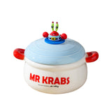 Maxbell Porcelain Ramen Noodle Bowl Multipurpose Porridge Bowl for Instant Milk Rice Blue