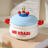 Maxbell Porcelain Ramen Noodle Bowl Multipurpose Porridge Bowl for Instant Milk Rice Blue