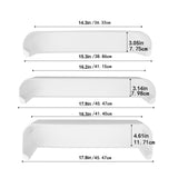 Maxbell 3 Pieces Refrigerator Door Shelf Kit Easy to Install Accessories Sturdy Bins