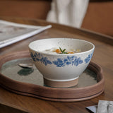 Maxbell Ceramic Bowl Kitchen Supplies Lightweight Tableware for Prepping Rice Mixing