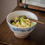 Maxbell Ceramic Bowl Kitchen Supplies Lightweight Tableware for Prepping Rice Mixing