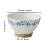 Maxbell Ceramic Bowl Kitchen Supplies Lightweight Tableware for Prepping Rice Mixing